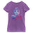Girl's Disney Elsa Two Tone Gradient Portrait T-Shirt