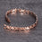 Vinterly Magnetic Pure Copper Bracelets for Women 6.5mm Vintage Chain Health Energy Magnet Arthritis Pain Relief Women Jewelry