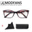 Oversized Reading Glasses Women Rectangle Leopard Frame Readers Presbyopic Eyeglasses Magnification Strength +1.0 to+4.0