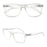 Lunettes de Lecture Surdimensionnées Hommes Femmes Monture Rectangulaire Lunettes de Soleil de Lecture Charnière à Ressort Légères à Porter avec Dioptrie +1.0 - +4.0