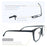 MODFANSR Reading Glasses Women Colorful Frame Readers Ladies Lightweight Flexible Spring Hinge Presbyopic Eyeglasses