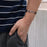 Vinterly Pure Copper Bracelet Men Magnetic 12mm Black Carbon Fiber Arthritis Men Hand Chain Link High Magnet Jewelry Benefits