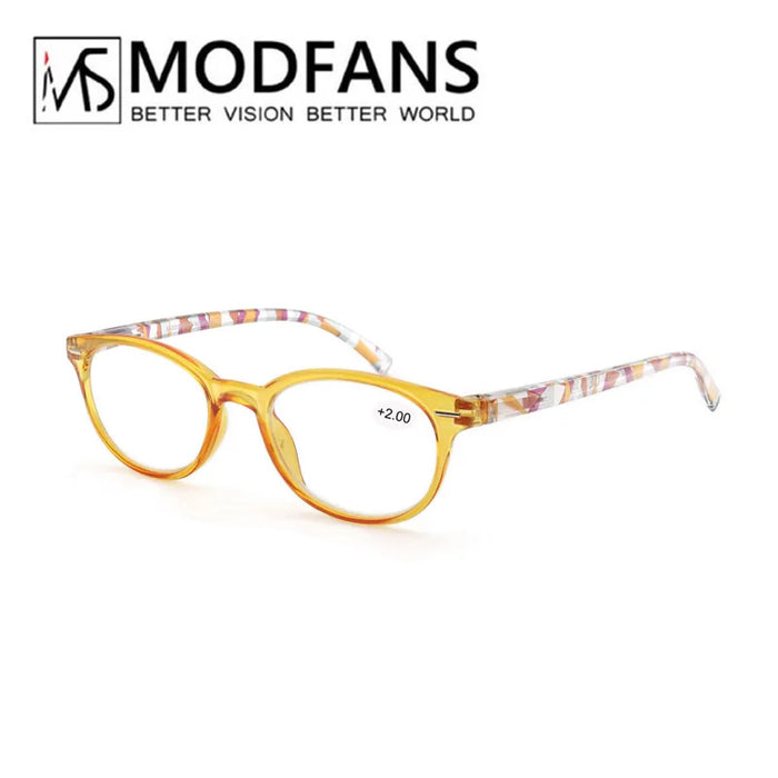 Gafas de lectura coloridas de ojo de gato para mujer, montura ovalada clásica, bisagra de resorte flexible, cómodas gafas de lectura con dioptrías