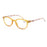 Reading Glasses Women Oval Colorful Frame Readers Hyperopia Presbyopia Vision Care Eyewear with Flexible Spring Hinge
