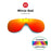 VIVIBEE Polarized Flip Up Clip On Sunglasses for Glasses Men Oversized Driving UV400 Mirror Red Fishing Night Vision Eyeglasses