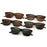 VIVIBEE Vintage Leopard Polarized Sunglasses Men Retro Small Square Women Sun Glaases 2026 UV400 High Quality Driving Shades