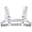 Women Men Sexy Punk Chest Harness Adjustable Caged Metal Body Chain PU Leather Choker Statement Necklace Party Clubwear