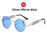 VIVIBEE Lunettes de soleil Steampunk Homme Rondes Lentilles Rouges Lunettes de soleil Punk Noir Métal Style Gothique 2026 Nouveaux Produits Femme Protection UV400