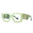 Montures de lunettes de femme bloquant la lumière bleue verres optiques verts transparents monture tendance lunettes de vue d'ordinateur