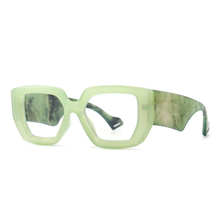 Montures de lunettes de femme bloquant la lumière bleue verres optiques verts transparents monture tendance lunettes de vue d'ordinateur