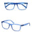 Lunettes de Lecture Surdimensionnées Hommes Femmes Monture Rectangulaire Lunettes de Soleil de Lecture Charnière à Ressort Légères à Porter avec Dioptrie +1.0 - +4.0