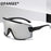 Máscara protectora con visera, gafas de sol para mujer y hombre, gafas de sol grandes con montura de una pieza, gafas a prueba de viento, lentes deportivos UV400 Gafas