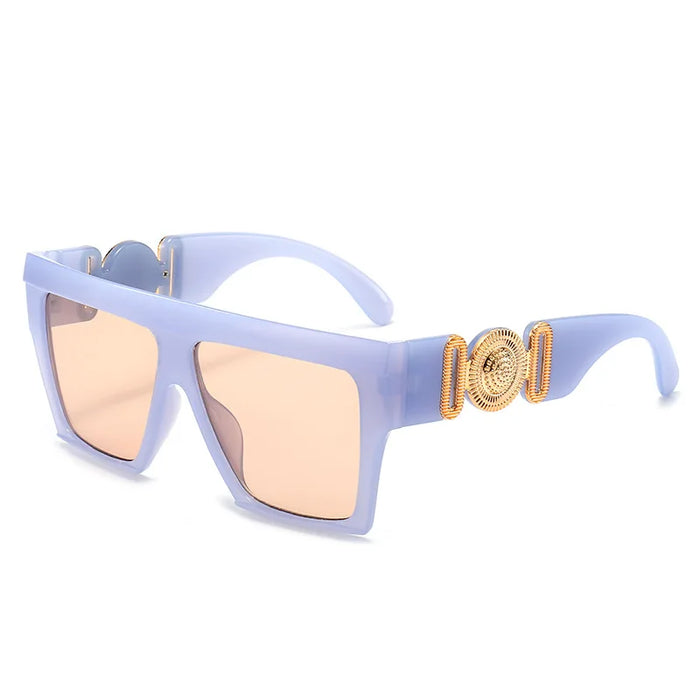 Oversize Square Sunglasses Women Fashion New Vintage Big Frame Shades Men Sun Glasses UV400 Eyewear Oculos Gafas De Sol