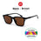 VIVIBEE Vintage Leopard Polarized Sunglasses Men Retro Small Square Women Sun Glaases 2026 UV400 High Quality Driving Shades