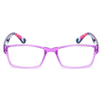 Women Eyeglasses Reading Glasses Classic Square Full Frame Strong Hinge Lightweight Wear Readers with Diopter +1.0+2.0+3.0+4.0