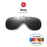 VIVIBEE Polarized Flip Up Clip On Sunglasses for Glasses Men Oversized Driving UV400 Mirror Red Fishing Night Vision Eyeglasses