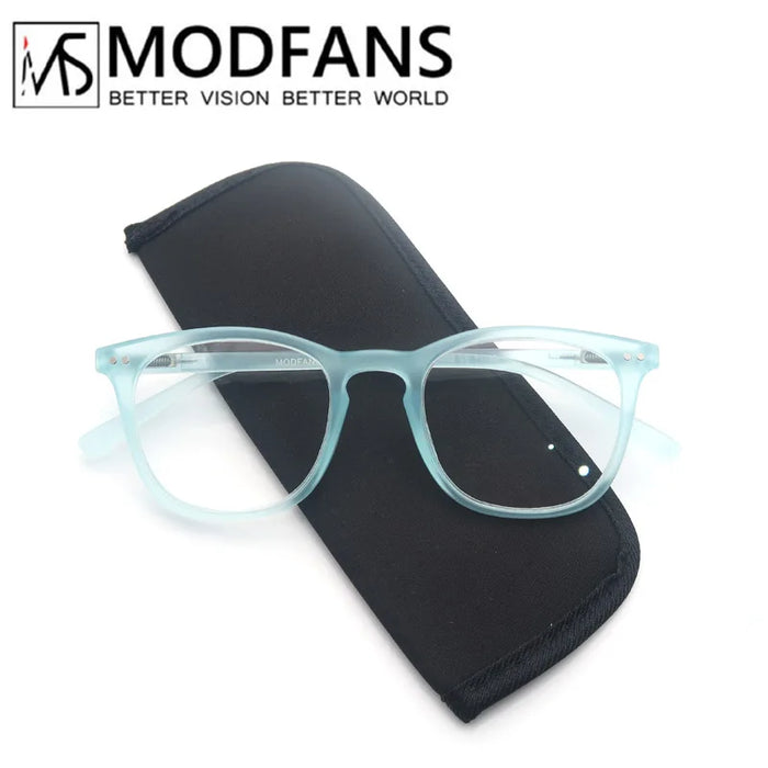 MODFANSR Reading Glasses Women Colorful Frame Readers Ladies Lightweight Flexible Spring Hinge Presbyopic Eyeglasses