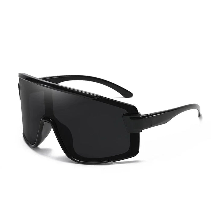 Máscara protectora con visera, gafas de sol para mujer y hombre, gafas de sol grandes con montura de una pieza, gafas a prueba de viento, lentes deportivos UV400 Gafas
