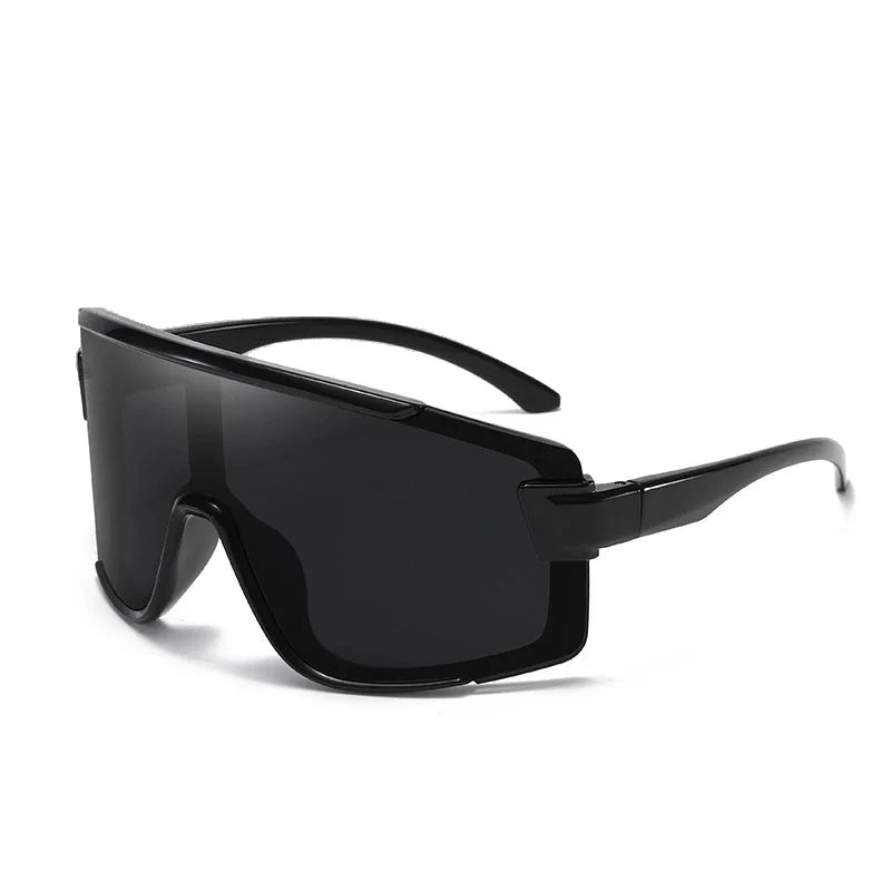 Máscara protectora con visera, gafas de sol para mujer y hombre, gafas de sol grandes con montura de una pieza, gafas a prueba de viento, lentes deportivos UV400 Gafas