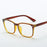 Fashion Unisex Square Glasses Plain Glasses Full Frame Glasses for Men and Women Radiation Protection Optical Glasses