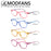 Gafas de lectura coloridas de ojo de gato para mujer, montura ovalada clásica, bisagra de resorte flexible, cómodas gafas de lectura con dioptrías