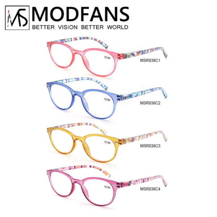 Gafas de lectura coloridas de ojo de gato para mujer, montura ovalada clásica, bisagra de resorte flexible, cómodas gafas de lectura con dioptrías