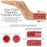 Men Red Copper Bracelet Business Style Double Strong Magnetic Therapy Bracelet For Arthritis Pain Relief Jewelry Accessories