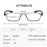 Reading Glasses Men Women Rectangular Frame Readers Longer Legs Magnifying Glasses Reading Magnification Strength+1.0 to3.5