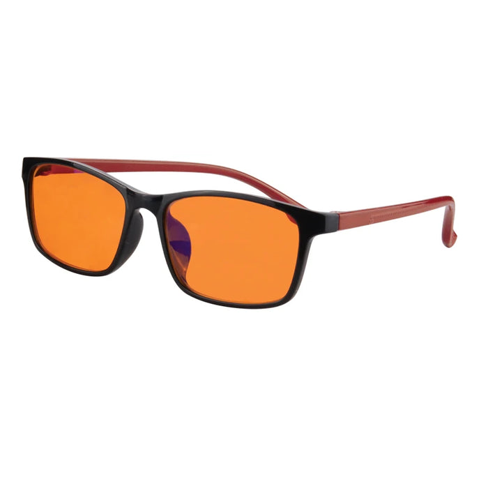 Lunettes d'ordinateur pour hommes SHINU avec verres anti-lumière bleue, monture TR90, verres bloquant la lumière bleue orange, protection anti-lumière bleue 2024
