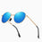 VIVIBEE 2026 Trending Square Black Folding Polarized Sunglasses Women Light Mirror Blue Fold Shades Titanium Alloy Sun Glasses