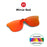 VIVIBEE Square Mirror Men's Clip on Polarized Night Driving Glasses Yellow UV400 Women Sunglasses Fishing Clips