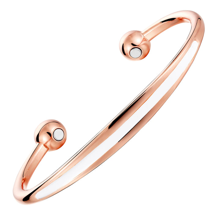 OKtrendy Bohemia Enamel Cuff Bracelets Bangles Pure Copper Bracelet Women Health Energy Magnetic Jewelry Multi-Color Wholesale