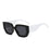 Vintage Square Sunglasses Women Men Wide Leg Big Frame Sun Glasses Black Green Shades UV400 Oculos Gafas De Sol Luxury Brand