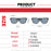 VIVIBEE 2026 Cool Flip Up Clip On Sunglasses Polarized TR90 Photochromic Driving Square Oversized UV400 Fishing Sun Glasses