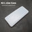 VIVIBEE Clip on Sunglasses Plastic Box Case M L White Transparent