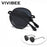 VIVIBEE 2026 Trending Square Black Folding Polarized Sunglasses Women Light Mirror Blue Fold Shades Titanium Alloy Sun Glasses
