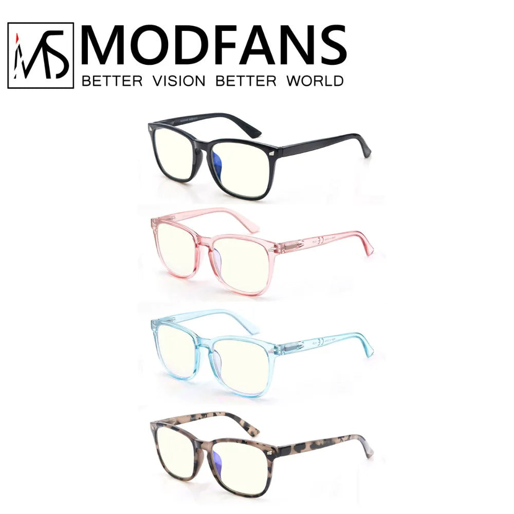 Gafas de lectura con bloqueo de luz azul para mujer, elegantes, cuadradas, para hombre, con protección UV, lupas antirreflejo, 0 grados