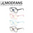 Gafas de lectura con bloqueo de luz azul para mujer, elegantes, cuadradas, para hombre, con protección UV, lupas antirreflejo, 0 grados