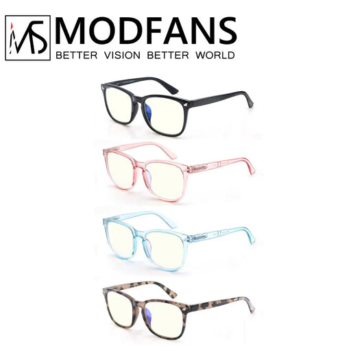 Lunettes de Lecture Anti-Lumière Bleue Femme Chic Carrées Loupes Homme Protection UV Anti-Reflets 0 Dioptrie
