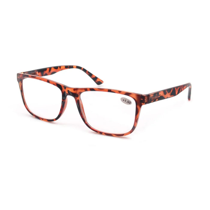 Oversized Reading Glasses Men Big Head Readers Women XL Eyeglasses Wide Square Large Read Glasses With Spring Hinge Clear Vision