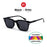 VIVIBEE Vintage Leopard Polarized Sunglasses Men Retro Small Square Women Sun Glaases 2026 UV400 High Quality Driving Shades