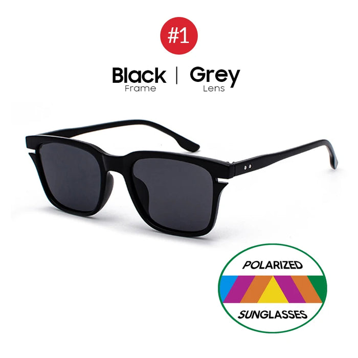 VIVIBEE Vintage Leopard Polarized Sunglasses Men Retro Small Square Women Sun Glaases 2026 UV400 High Quality Driving Shades