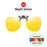 VIVIBEE Big Size Flip Up Clip on Sunglasses Polarized Gradient Grey Lens Oversized Driving UV400  Fishing Accessory