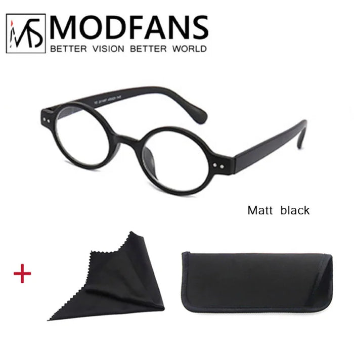 Women Round Classic Frame Presbyopic Glasses for Reading Men Reading Glasses Lightweight Spring Hinge with Diopter +1.0 to +4.0