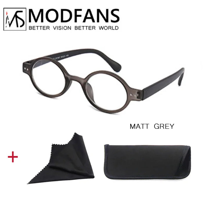 Women Round Classic Frame Presbyopic Glasses for Reading Men Reading Glasses Lightweight Spring Hinge with Diopter +1.0 to +4.0