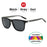 VIVIBEE Luxury Square Polarized Sunglasses Men Driving Blue Mirror Lens Classic Unisex Sun Glasses 2026 Trends Women Shades
