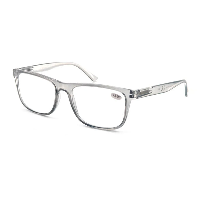 Oversized Reading Glasses Men Big Head Readers Women XL Eyeglasses Wide Square Large Read Glasses With Spring Hinge Clear Vision