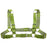 Women Men Sexy Punk Chest Harness Adjustable Caged Metal Body Chain PU Leather Choker Statement Necklace Party Clubwear
