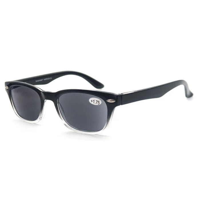 Gafas de Lectura para Hombre Lentes de Sol con Bisagra de Resorte Cómoda Marco Cuadrado Gafas de Lectura para Mujer Carey Negro +1.0+1.5+2.0+2.5+3.0+1.75