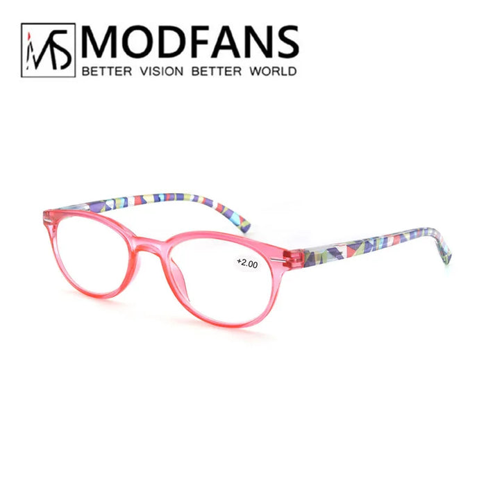 Gafas de lectura coloridas de ojo de gato para mujer, montura ovalada clásica, bisagra de resorte flexible, cómodas gafas de lectura con dioptrías